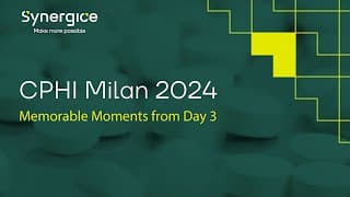CPHI Milan 2024 Day 3: Closing thoughts on the latest industry innovation video thumbnail